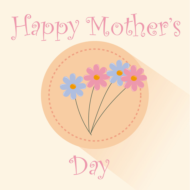 happy mother's day - Vector, imagen