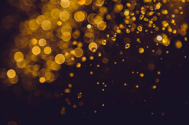 Luxury abstract golden bokeh use for background - Photo, Image