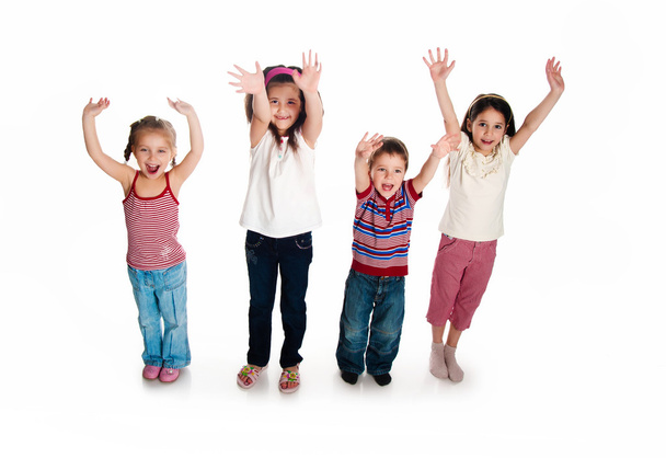 Grouop of smily kids - Фото, зображення
