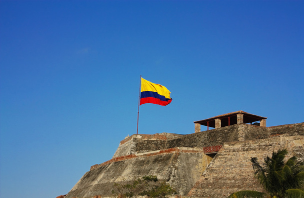 San felipe ντε κάστρο barajas. Cartagena de indias, Κολομβία - Φωτογραφία, εικόνα