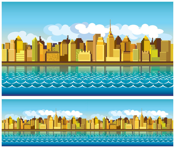 city colorful - Vector, Image