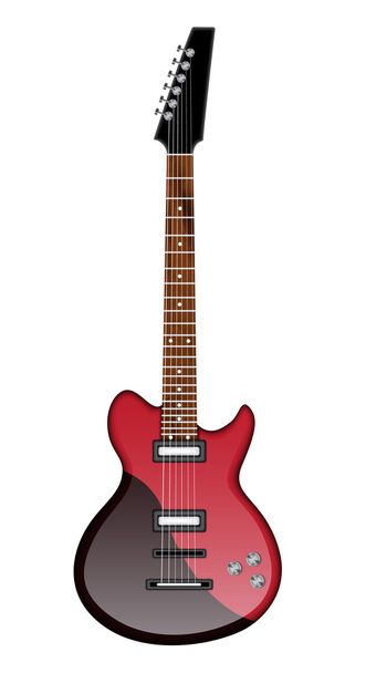 Electric guitar - Vector, Image