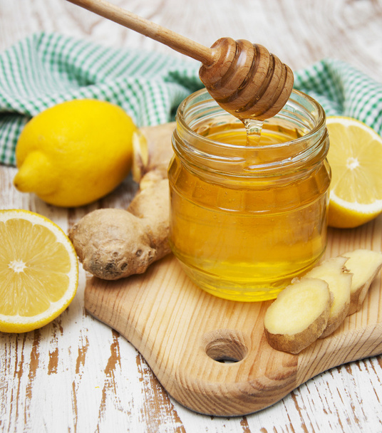 honey,  lemon and ginger - Photo, image