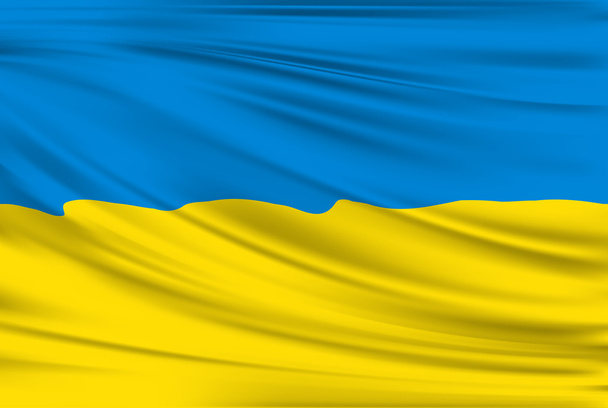 vlag van Oekraïne - Vector, afbeelding