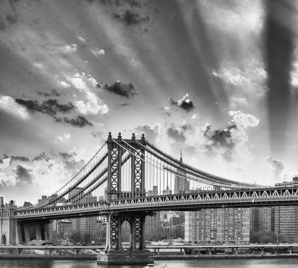 Νέα Υόρκη. γέφυρα του Μανχάταν - Φωτογραφία, εικόνα