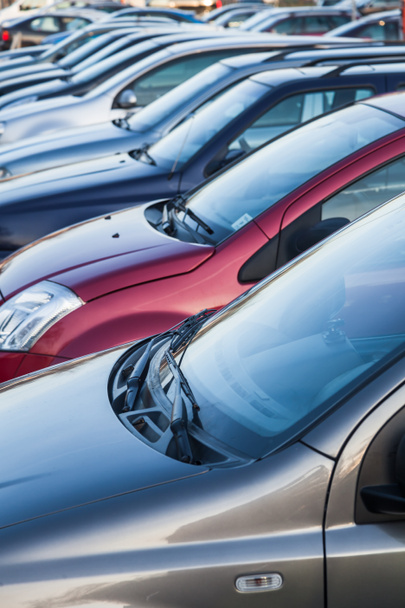 Row of parking cars - Photo, Image