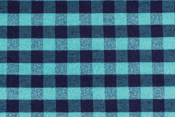 plaid pattern. Scottish plaid texture. Blue,green plaid texture. - Photo, Image