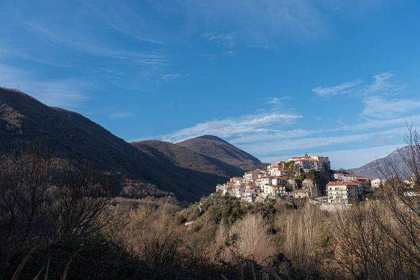 Colli a Volturno, Molise. It is an Italian town of 1328 inhabitants in the province of Isernia in Molise. The town is well known even outside the region for its happy geographical position - Photo, Image