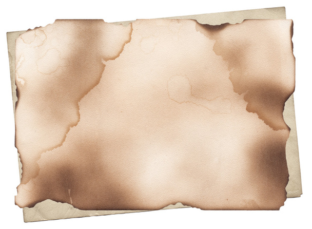 Vieux papier avec bords brûlés - Photo, image