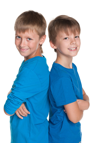 Two handsome young boys - Фото, зображення