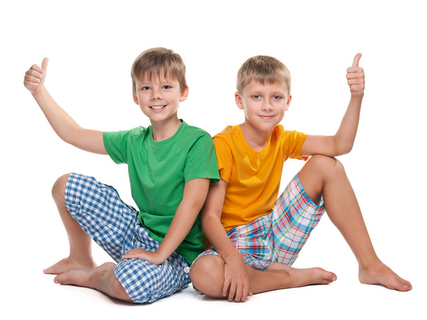 Два веселых мальчика
 - Фото, изображение