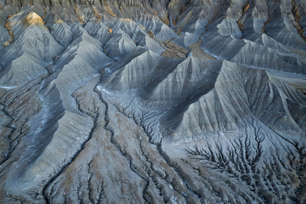 砂の山の形成の素晴らしいトップビュー - 写真・画像