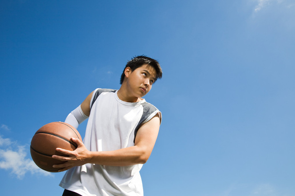Asian basketbol oyuncusu - Fotoğraf, Görsel