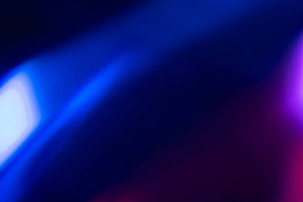 rozmazání barva světlice neon záře pozadí modrá fialová - Fotografie, Obrázek
