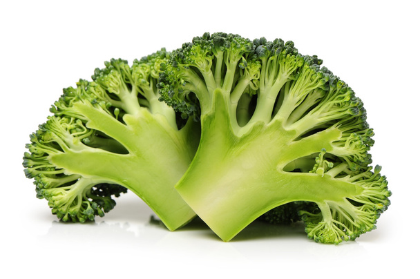 Broccoli isolated on white background - 写真・画像