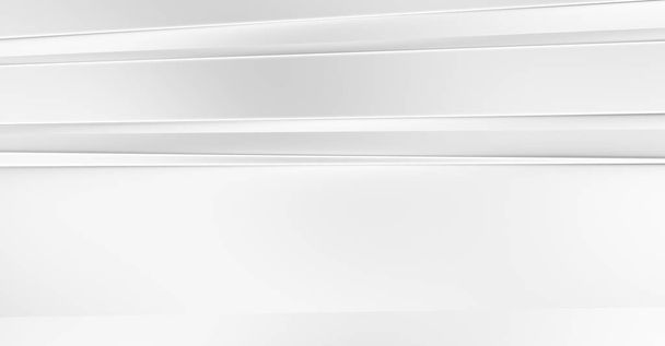Abstraktes Licht futuristische Tapete. Eleganter Glanzstreifen-Hintergrund. Weißer Hintergrund im 3D-Stil mit geometrischen Ebenen. Geometrisches Template-Design für Poster, Broschüren, Präsentation, Website. - Foto, Bild