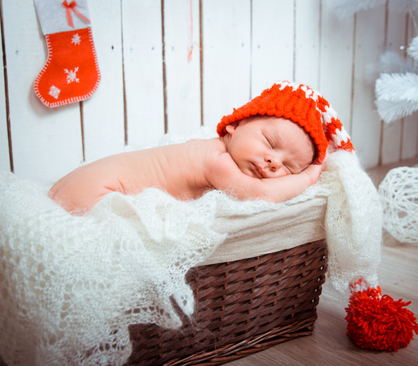 Cute newborn baby sleeps - Foto, Bild
