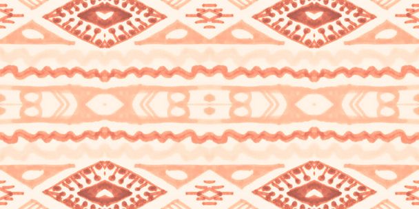 Nahtloses peruanisches Muster. Handgezeichnete aztekische Illustration. - Foto, Bild