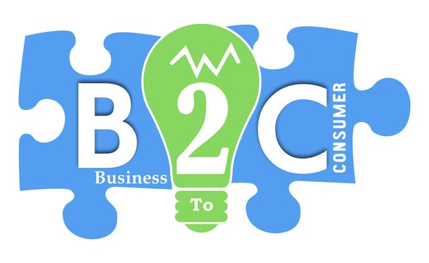 B2C formas coloridas
 - Foto, Imagen