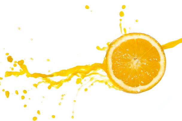 オレンジジューススプラッシュ - 写真・画像