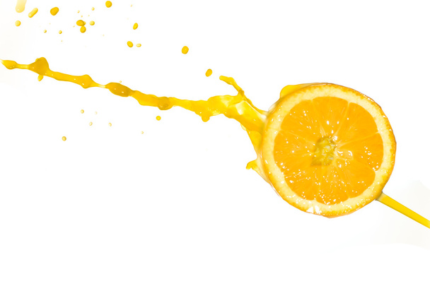Orange juice splash - 写真・画像