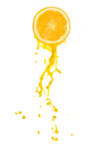 オレンジジューススプラッシュ - 写真・画像