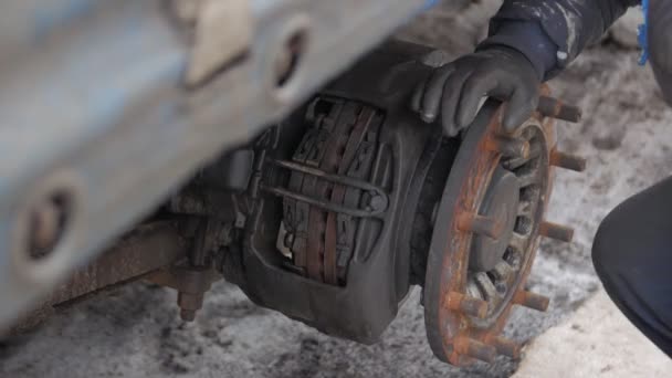 Rusty Brake System - Footage, Video