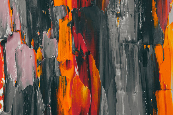 Fondo multicolor brillante abstracto con pinceladas - Foto, Imagen