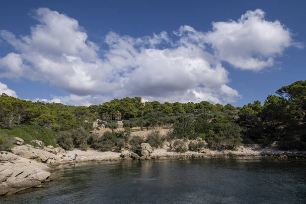 Des Lledo port, sa Dragonera natural park, Mallorca, Balearic Islands, Spain - Photo, Image