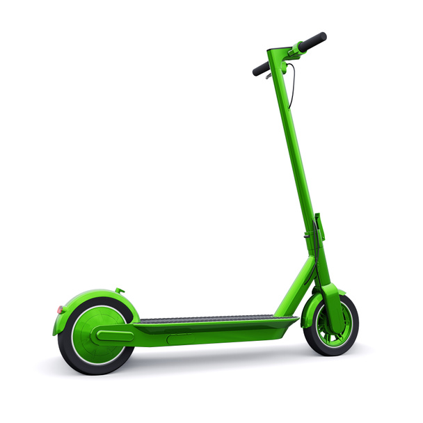 scooter pieghevole elettrico per il tempo libero e viaggi in città illustrazione 3D. - Foto, immagini