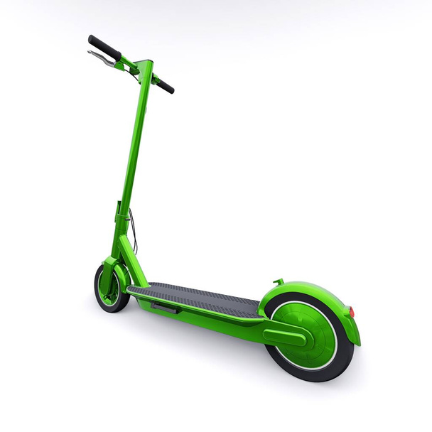 scooter dobrável elétrico para lazer e cidade viagens ilustração 3D. - Foto, Imagem