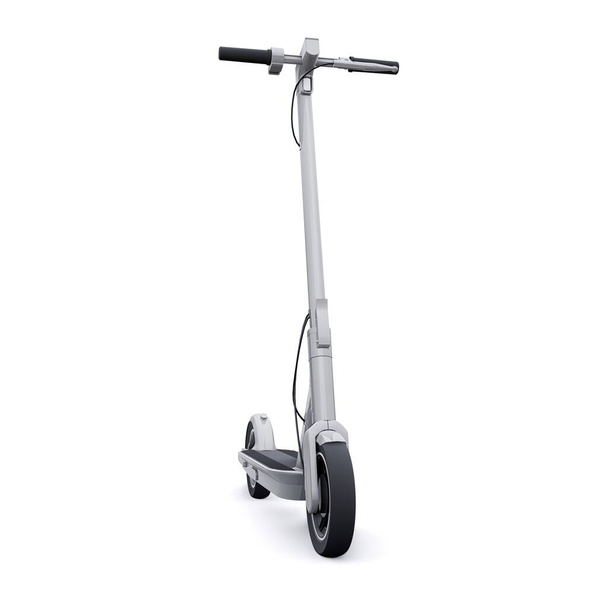 electric folding scooter for leisure and city trips 3D illustration. - Foto, Bild