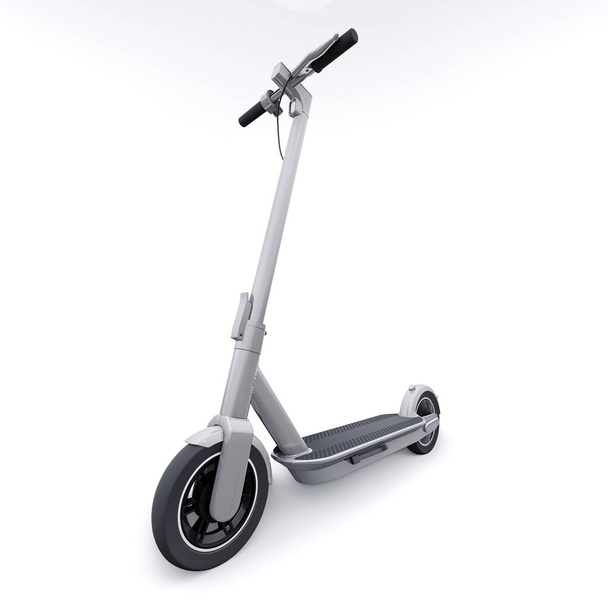 electric folding scooter for leisure and city trips 3D illustration. - Photo, Image