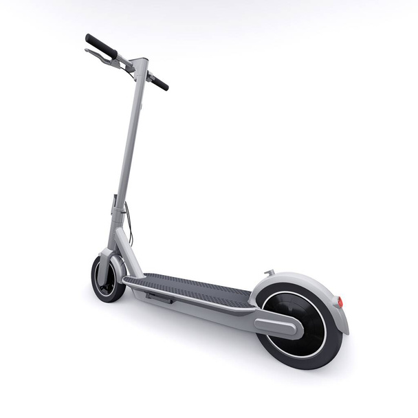 scooter dobrável elétrico para lazer e cidade viagens ilustração 3D. - Foto, Imagem