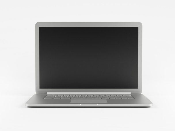 Laptop Izolált - Fotó, kép