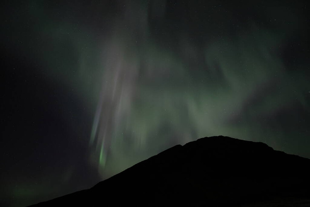 Northern lights Hoffell southern iceland, Iceland, Europe - Foto, imagen