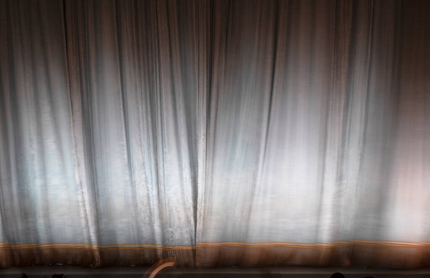 theater stage curtain with spotlight background - Photo, Image