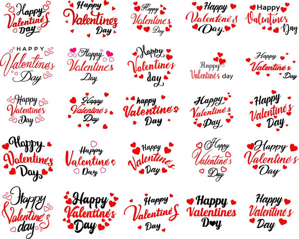 Vector Set of Valentine Card Designs - Vettoriali, immagini