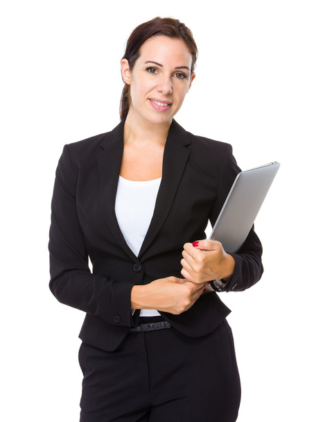 Businesswoman with laptop - Foto, Imagen