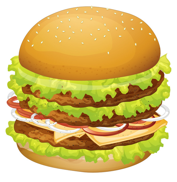 Hamburger - Vector, afbeelding