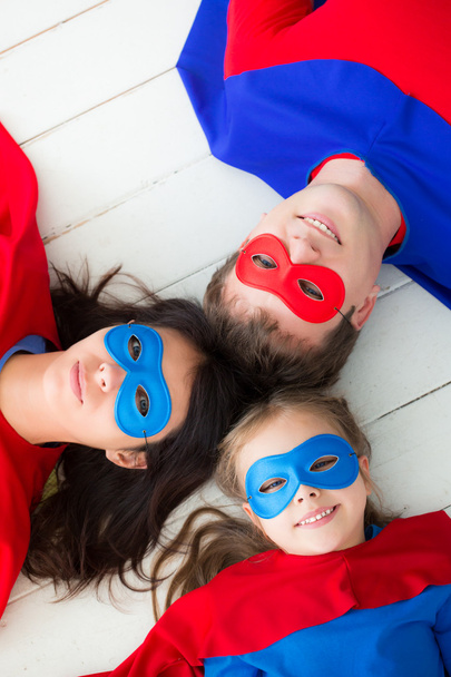 Family of superheroes - Foto, Bild
