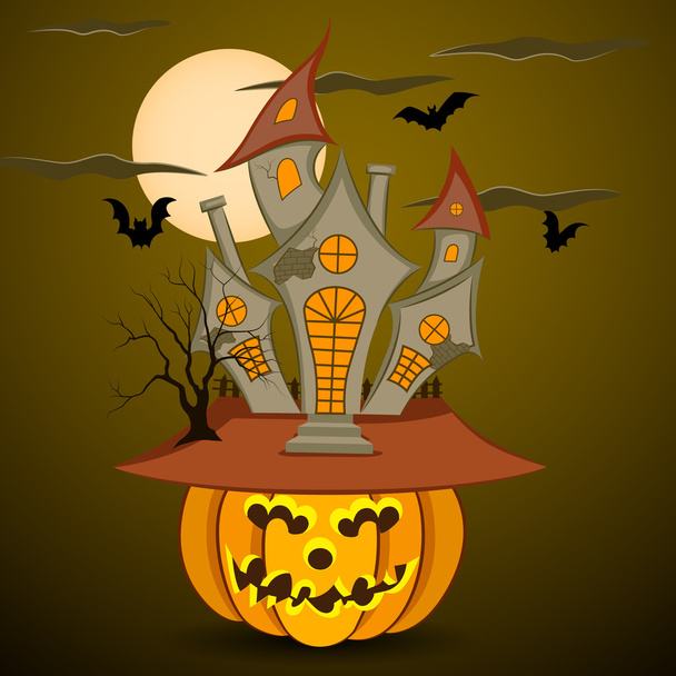 Affiche de fête d'Halloween - Vecteur, image