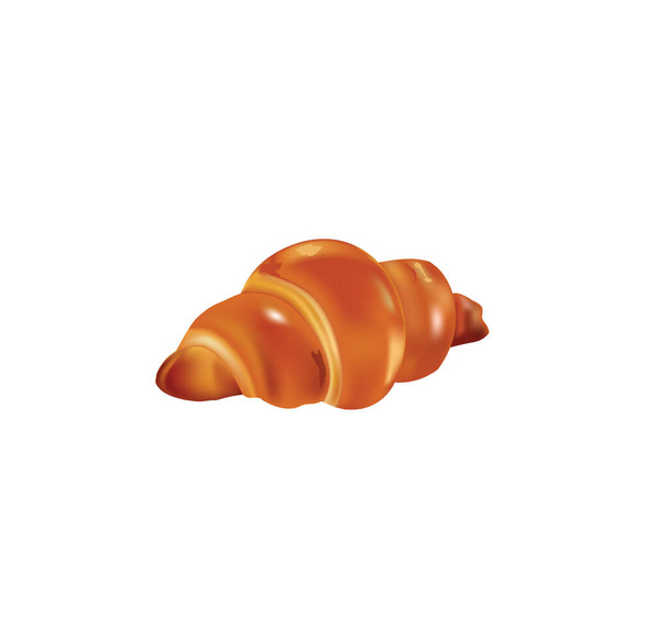 Bakery croissant isolated. vector illustration - Vector, Image