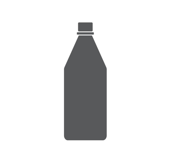 Esquema de icono de botella de plástico aislado sobre fondo blanco. Icono de botella para sitios web, aplicación móvil. Ilustración vectorial. - Vector, Imagen