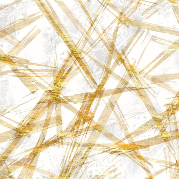 Gold metallic handmade rice paper texture. Seamless washi sheet background with blur golden metal flakes. For modern wedding texture, elegant stationery and minimal japanese style design elements. - Φωτογραφία, εικόνα