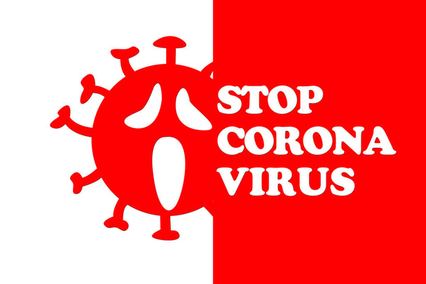 Dangerous corona virus, SARS pandemic risk concept. 3D illustration - Foto, Bild