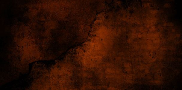 Wall Grunge Cement Wall Béton abstrait Texture de fond. Fond sombre horreur. - Photo, image