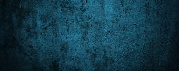 Темно-синяя текстура цемента для фона. страшный цемент - Фото, изображение