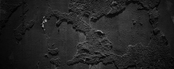 Struttura in cemento grigio scuro per sfondo. cemento spaventoso - Foto, immagini