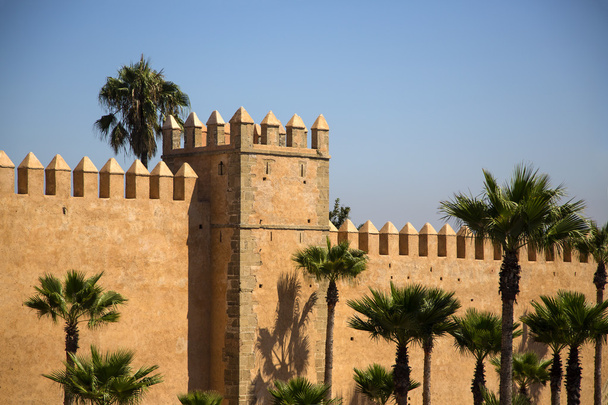 Old city walls in Rabat, Morocco - Photo, Image